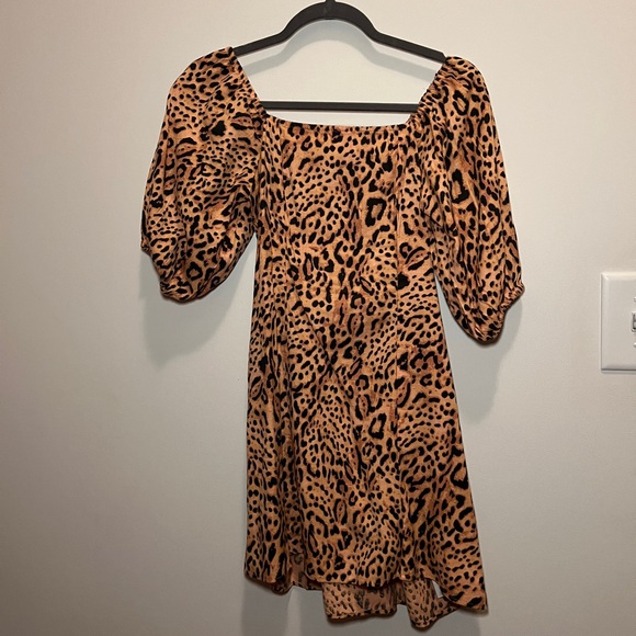 Leopard print TopShop dress - Picture 1 of 1